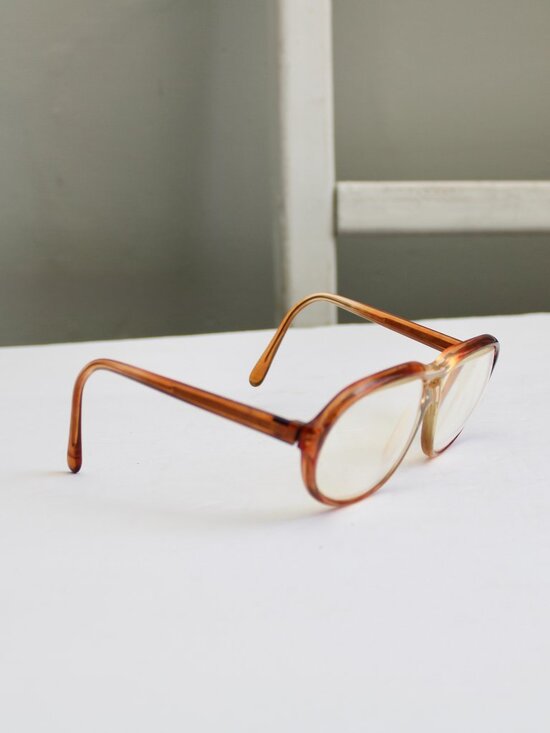 Brillen Vintage 70s 80s Auburn Aviator Eyeglasses Frames 5 1/2 - 140 Unisex main image 5